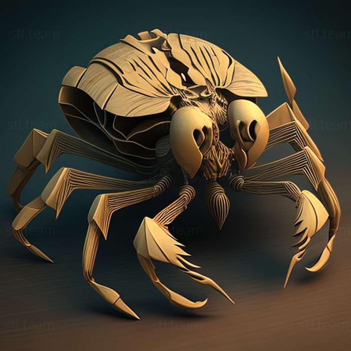 3D модель Ixodes unicavatus (STL)